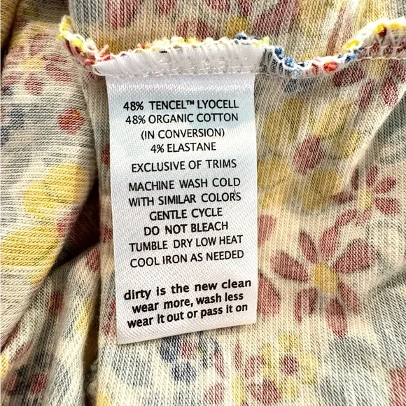 Toad &Co Marley Tiered Sleeveless Dress Womens Sz M In Barley Multi Floral Print - Picture 9 of 16